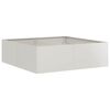 vidaXL Jardinera 100x100x30 cm Acero inoxidable