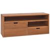 vidaXL Mueble para TV de madera maciza de teca 90x30x40 cm