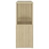 vidaXL Librería de madera contrachapada roble Sonoma 60x24x63 cm