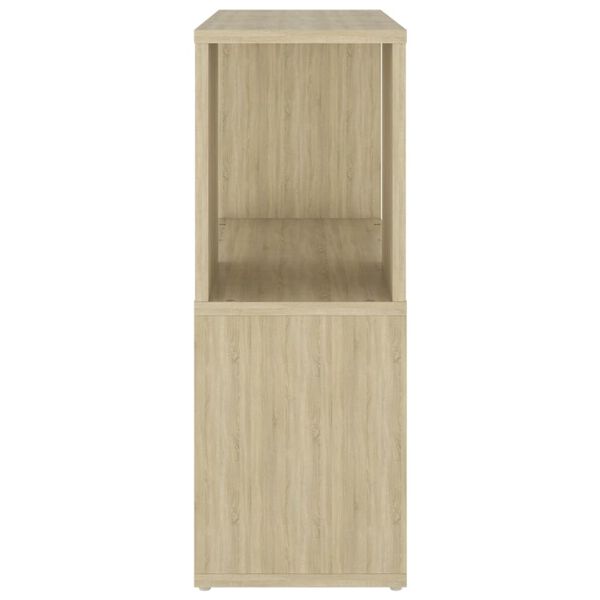 vidaXL Librería de madera contrachapada roble Sonoma 60x24x63 cm