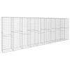 vidaXL Muro de gaviones con cubierta acero galvanizado 600x50x200 cm
