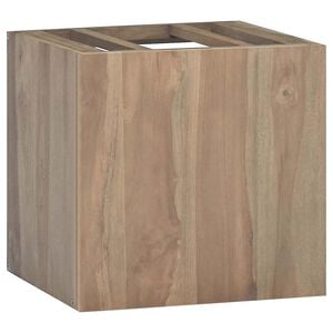 vidaXL Armario de ba&ntilde;o de pared madera maciza de teca 46x25,5x40 cm