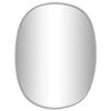 vidaXL Espejo de pared plateado 40x30 cm