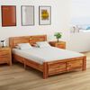 vidaXL Estructura de cama de madera maciza de acacia 140x200 cm