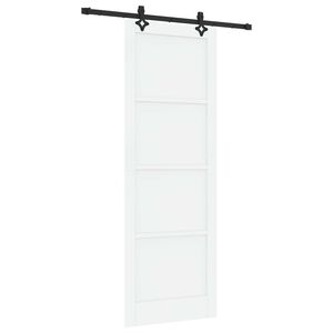 vidaXL Puerta Corredera ORKDAL Blanco 83 x 232 cm