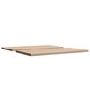 vidaXL Tablero de mesa rectangular 2 uds madera de pino 90x45x1,7 cm