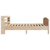 vidaXL Estructura de cama sin colch&oacute;n madera maciza de pino 90x200 cm