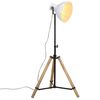 vidaXL L&aacute;mpara de pie blanco 25 W E27 75x75x90-150 cm