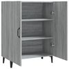 vidaXL Aparador de madera contrachapada gris Sonoma 70x34x90 cm