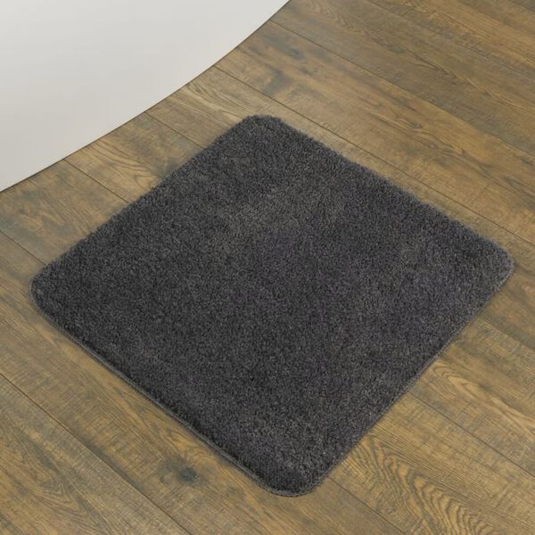 Sealskin Alfombra de ba&ntilde;o Angora gris 60x60 cm