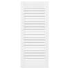 vidaXL Puerta de armario de lamas 4 uds blanco 69x29,5 cm
