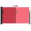 vidaXL Toldo lateral retr&aacute;ctil rojo 120x500 cm
