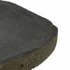 vidaXL Lavabo Gris (30-37) x (30-37) x 12 cm Piedra del R&iacute;o