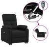 vidaXL Sill&oacute;n de masaje el&eacute;ctrico tela negro