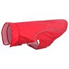 vidaXL Chubasquero perros con tiras reflectantes poli&eacute;ster rojo 2XL