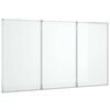 vidaXL Pizarra magn&eacute;tica plegable aluminio 150x100x1,7 cm