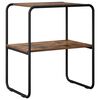 vidaXL Mesa Consola Roble Ahumado 100 x 42,5 x 70 cm
