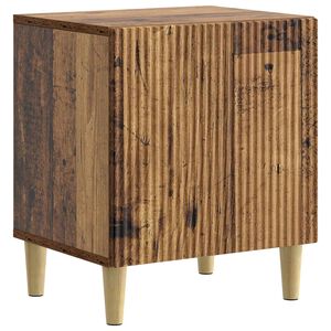 vidaXL Armario de Noche Madera envejecida 43 x 34,5 x 50 cm