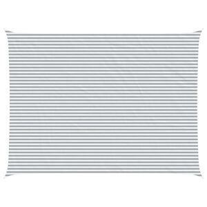 vidaXL Toldo Vela de Sombra Gris claro y . 8 x 6 m
