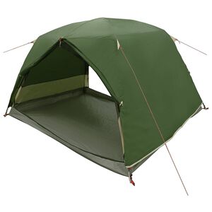 vidaXL Tienda de senderismo Verde 2 personas