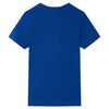 Camiseta infantil azul oscuro 128