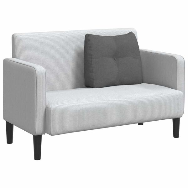 vidaXL Cojín de Espalda Gris oscuro 60 x 24 x 50 cm tela