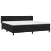 vidaXL Cama box spring con colch&oacute;n terciopelo negro 200x200 cm