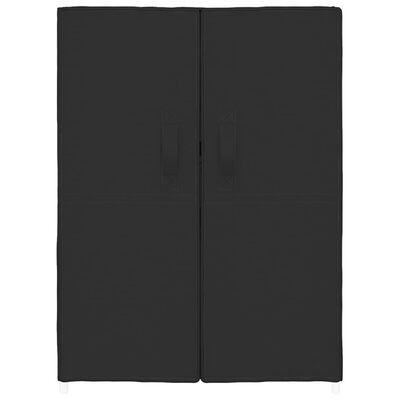 vidaXL Armario zapatero de tela negro 60x28x90 cm