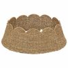 vidaXL Collar para &aacute;rbol de Navidad Redondo Natural Di&aacute;m. 45 x 22 cm