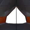 vidaXL Tienda familiar tipi para 6 personas impermeable gris naranja