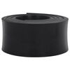 vidaXL Borde de goma para quitanieves negro 300x15x2 cm