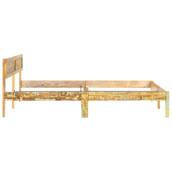 vidaXL Estructura cama sin colchón madera maciza reciclada 180x200 cm