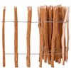 vidaXL Valla de estacas madera de avellano 60x500 cm