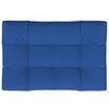 vidaXL Coj&iacute;n para sof&aacute; de palets de tela azul 120x80x12 cm