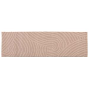 vidaXL Alfombra de cocina escandinavo topo 150 x 45 cm 100% Poliamida