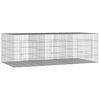 vidaXL Jaula para conejos 3 paneles hierro galvanizado 163x79x54 cm