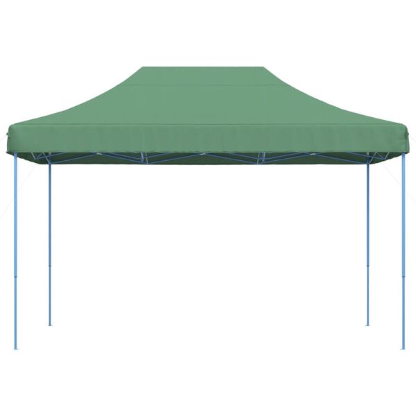 vidaXL Tienda de fiesta plegable Pop-Up verde 410x279x315 cm