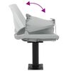 vidaXL Asiento para barco con pedestal giratorio 360&deg;