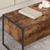 vidaXL Mesa de Caf&eacute; Roble Humo 100 x 46 x 40 cm Madera contrachapada
