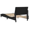 vidaXL Estructura de cama sin colchón Hanko terciopelo negro 90x190 cm