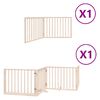 vidaXL Puerta para perros plegable 6 paneles madera de &aacute;lamo 480 cm