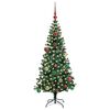 vidaXL &Aacute;rbol de Navidad Artificial Preiluminado Verde 150 cm
