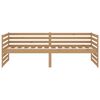 vidaXL Sofá cama sin colchón madera maciza pino marrón miel 90x200 cm