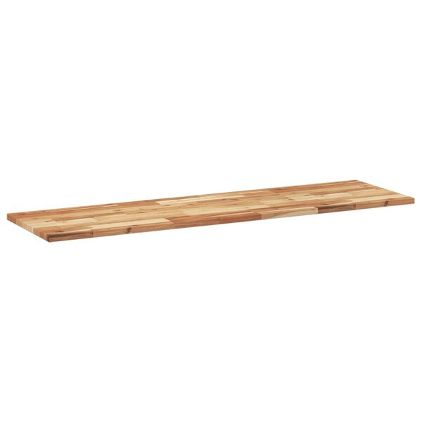 vidaXL Estante flotante 4 uds madera acacia acabado aceite 120x40x2 cm
