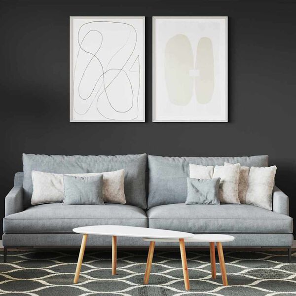 vidaXL Pintura de pared Negro 16,5 x 16,5 x 15,9 cm Impresión en pared