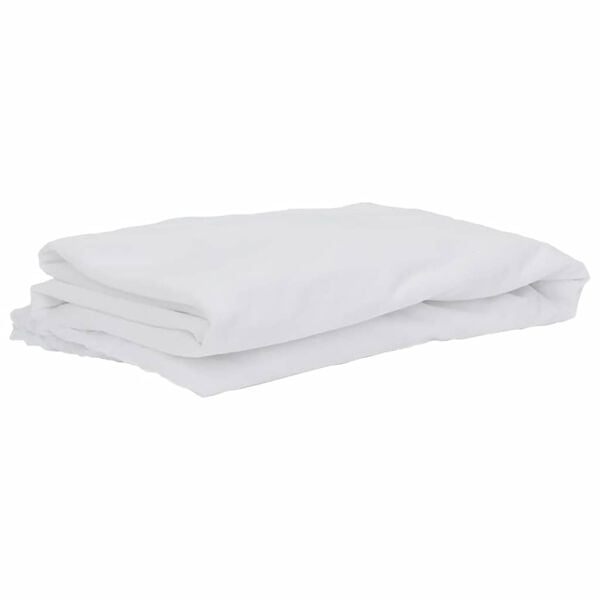 vidaXL Protector de colch&oacute;n impermeable blanco 90x190 cm