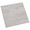 vidaXL Tablones de suelo autoadhesivos Blanco y gris 30,5 x 30,5 cm
