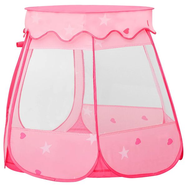 vidaXL Tienda de juegos para niños rosa 102x102x82 cm