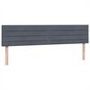 vidaXL Cama box spring con colchones terciopelo gris oscuro 180x220 cm