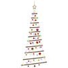 vidaXL &Aacute;rbol de Navidad colgante con bolas 150 cm 80 LED Multicolor
